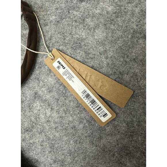 SKIMS Cocoa Brown Fits Everybody Solid Backless Mini Halter Dress Size Small - Picture 2 of 5